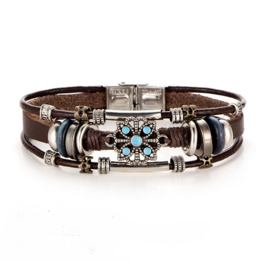 Vintage®- Bohomian Handmade Leather Bracelet